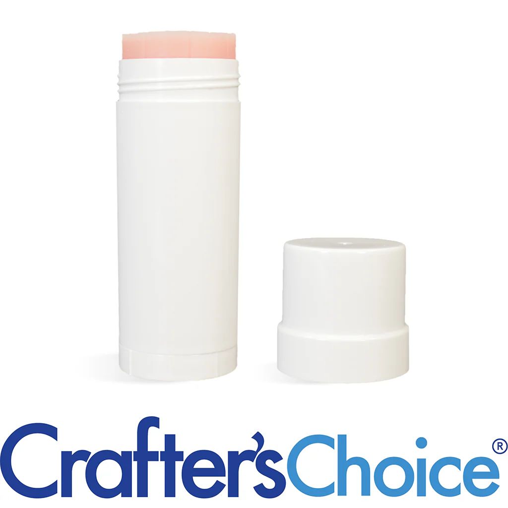 2 oz White Twist-up Tube & Top