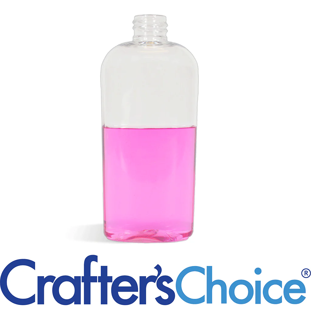 8 oz Clear Cosmo Oval Plastic Bottle - 24/410