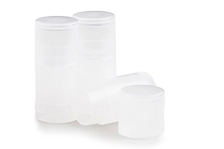 Natural Mini Lip Balm Tube & Cap Set