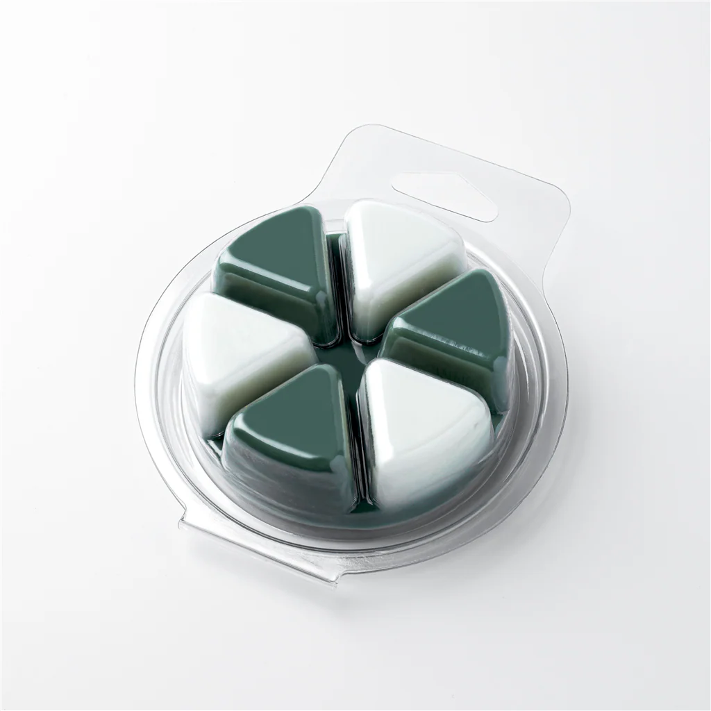 Pie-Shaped Clamshell Mold with Hinged Lid